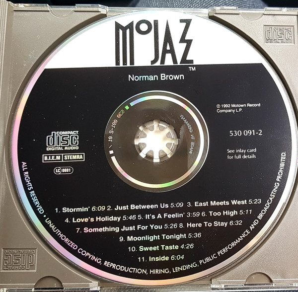 Norman Brown - Just Between Us | MoJazz (530 091-2) - 3