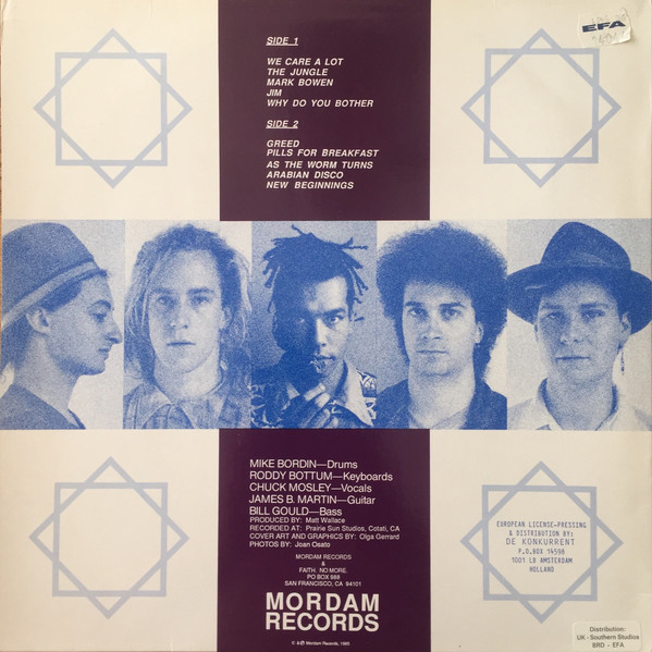 Faith No More - We Care A Lot | Mordam Records (MDR 1) - 2 Faith No More - We Care A Lot | Mordam Records (MDR 1) - 2