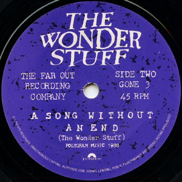 The Wonder Stuff - Give, Give, Give Me More, More, More | The Far Out Recording Company (GONE 3) - 4 The Wonder Stuff - Give, Give, Give Me More, More, More | The Far Out Recording Company (GONE 3) - 4