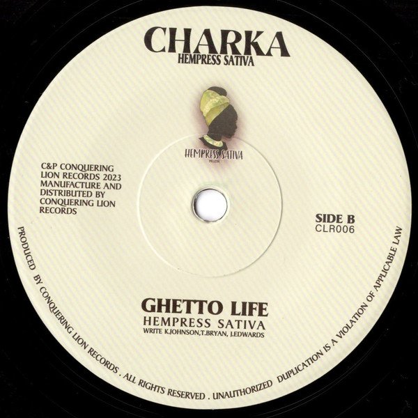 Hempress Sativa - The Best / Ghetto Life | Conquering Lion Records (CLR006) - 2