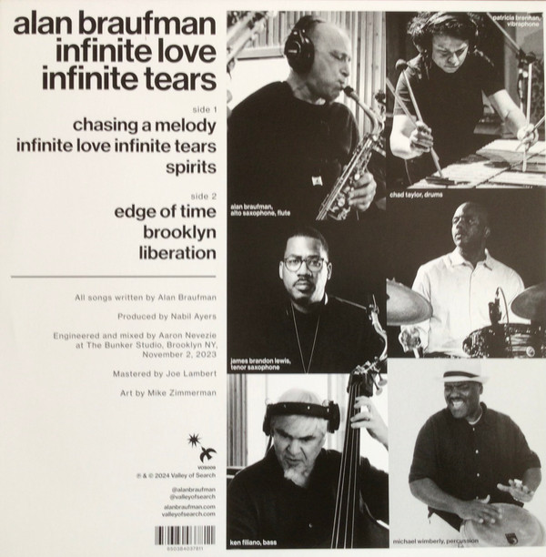 Alan Braufman - Infinite Love Infinite Tears | Valley of Search (VOS009) - main