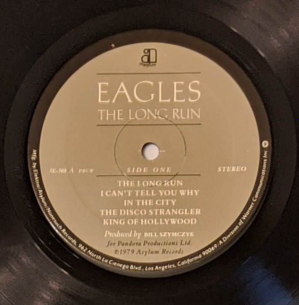 Eagles - The Long Run | Asylum Records (5E-508) - 3 Eagles - The Long Run | Asylum Records (5E-508) - 3