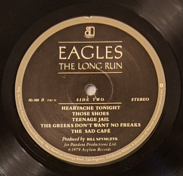 Eagles - The Long Run | Asylum Records (5E-508) - 4 Eagles - The Long Run | Asylum Records (5E-508) - 4