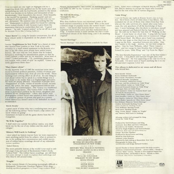 Sting - ...Nothing Like The Sun | A&M Records (RML 53243/4) - 2 Sting - ...Nothing Like The Sun | A&M Records (RML 53243/4) - 2