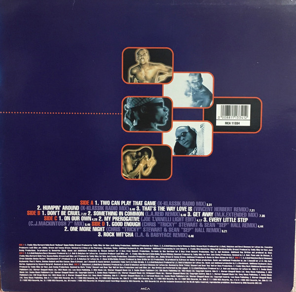 Bobby Brown - Two Can Play That Game | MCA Records (MCA 11334) - 2 Bobby Brown - Two Can Play That Game | MCA Records (MCA 11334) - 2
