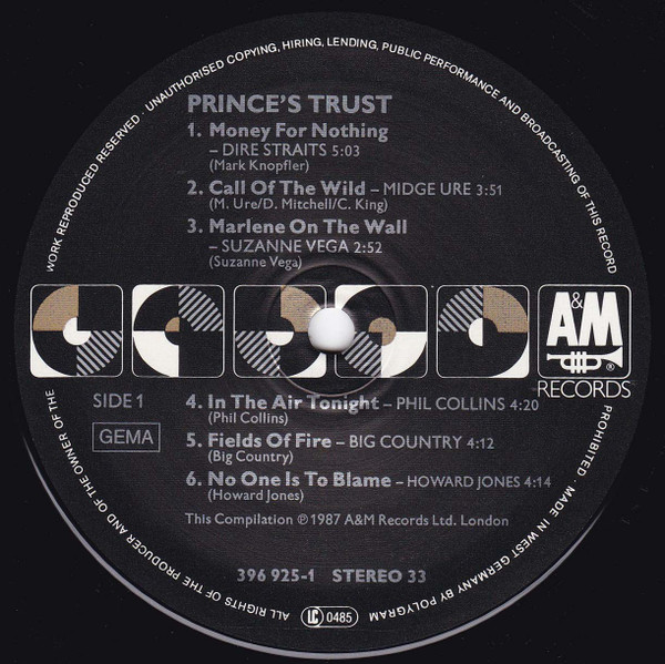 Various - Recorded Highlights Of The Prince's Trust 10th Anniversary Birthday Party | A&M Records (396 925-1) - 3 Various - Recorded Highlights Of The Prince's Trust 10th Anniversary Birthday Party | A&M Records (396 925-1) - 3