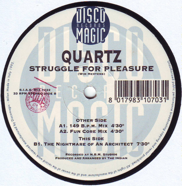The Quartz Project - Struggle For Pleasure | Discomagic Records (MIX 1222) - 3 The Quartz Project - Struggle For Pleasure | Discomagic Records (MIX 1222) - 3
