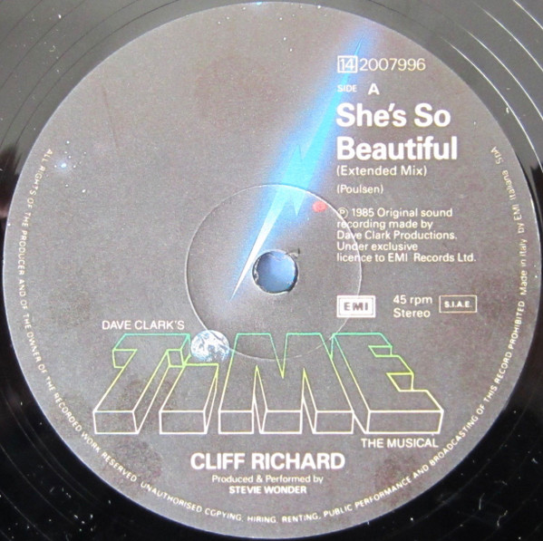 Cliff Richard - She's So Beautiful (Extended Mix ) | EMI (2007996)