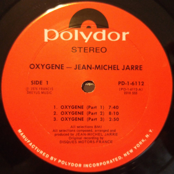 Jean-Michel Jarre - Oxygene | Polydor (PD-1-6112) - 3