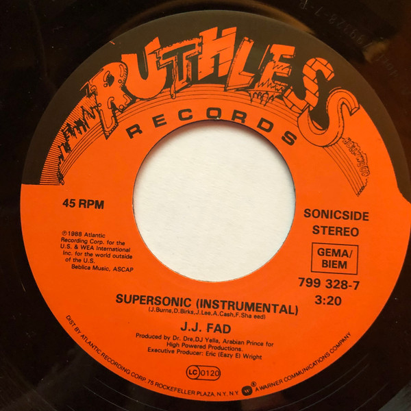 J.J. Fad - Supersonic | Ruthless Records (799 328-7) - 4