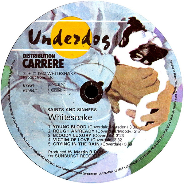 Whitesnake - Saints & Sinners | Underdog (67.954) - 3