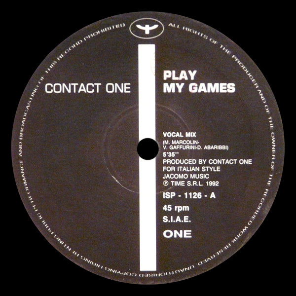 Contact One - Play My Games | Italian Style Production (ISP - 1126)
