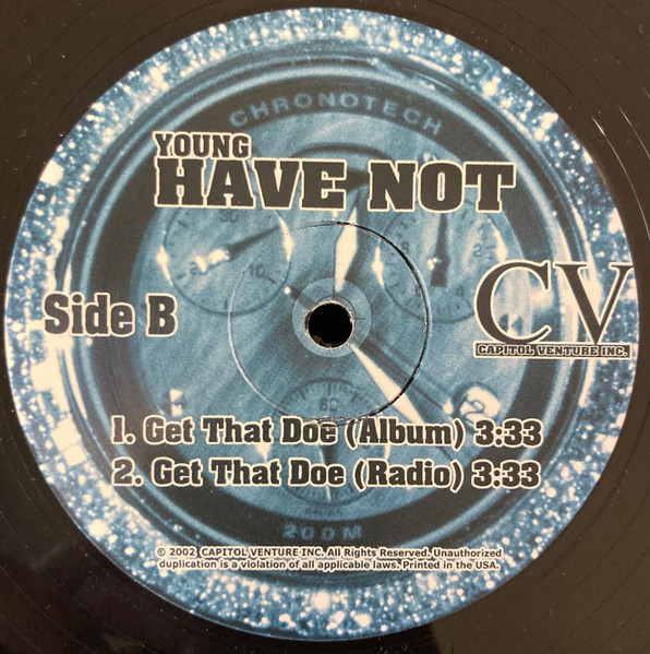 Young Have Not - Block Star / Get That Doe | Capitol Venture Inc. (52768) - 2 Young Have Not - Block Star / Get That Doe | Capitol Venture Inc. (52768) - 2
