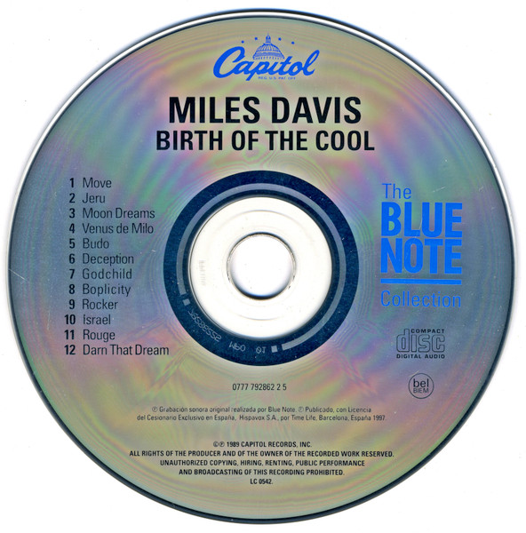 Miles Davis - Birth Of The Cool | Capitol Records (0777 792862 2 5) - 4
