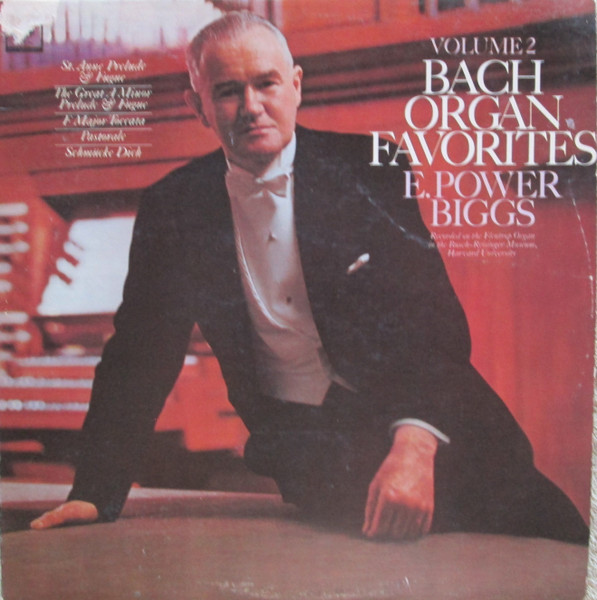 E. Power Biggs - Bach Organ Favorites, Volume 2 | Columbia Masterworks (ML 6148) - main