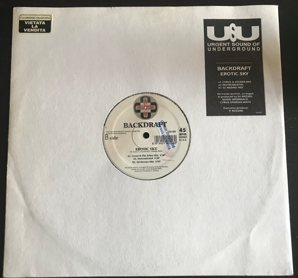 Backdraft - Erotic Sky | Urgent Sound Of Underground (USU 920) - 2 Backdraft - Erotic Sky | Urgent Sound Of Underground (USU 920) - 2