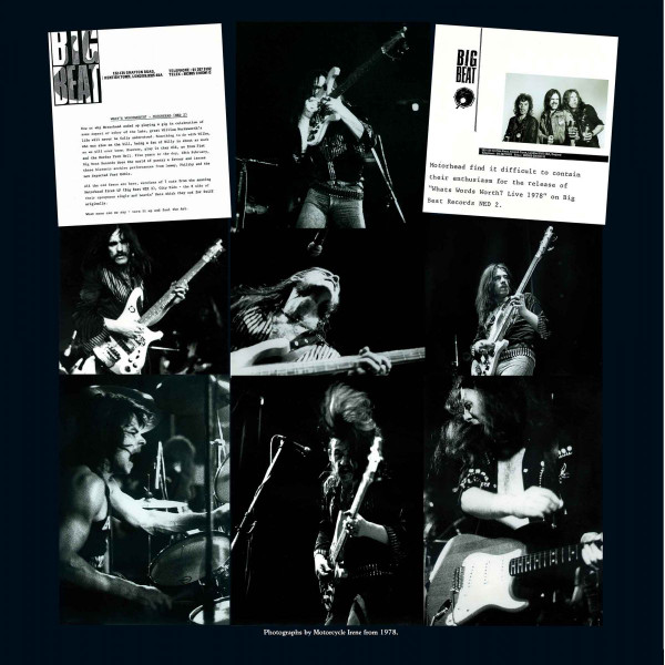 Motörhead - What's Words Worth? (Limited Edition - Red Vinyl) [Vinyl] | Big Beat Records (WIKM 209) - 5