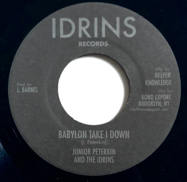 Junior Peterkin And The Idrins - Babylon Take I Down | Idrins Records (DKR 130)