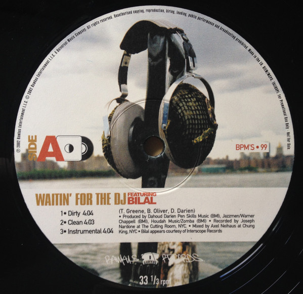 Talib Kweli - Waitin' For The DJ | Rawkus (TALIBVP1) - 2