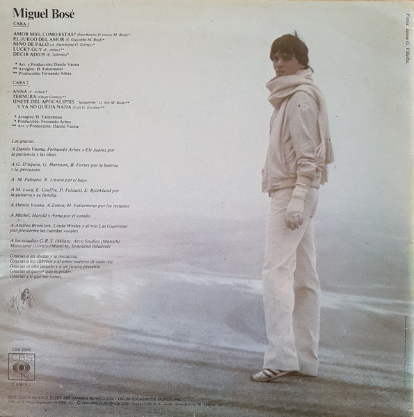 Miguel Bosé - Miguel Bosé | CBS (CBS 32641) - 2
