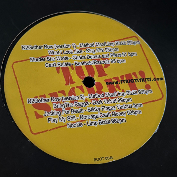 Various - Top Secret Volume Four | Strictly Hits Vinyl Service (BOOT-004) - main Various - Top Secret Volume Four | Strictly Hits Vinyl Service (BOOT-004) - main