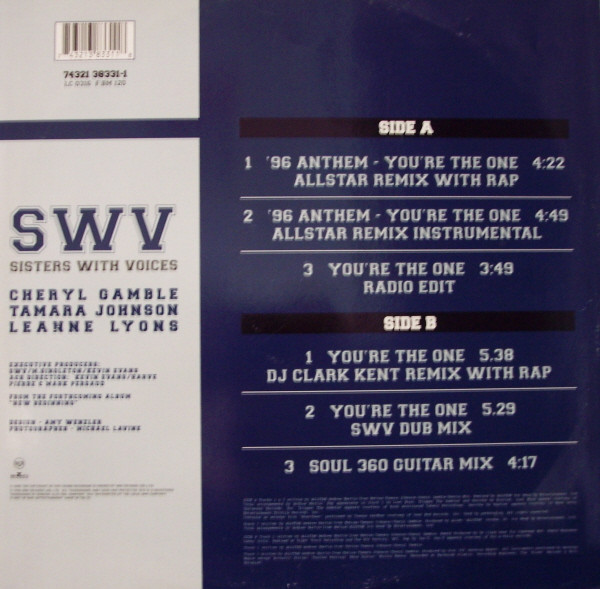 SWV - You're The One | RCA (74321 38331-1) - 2 SWV - You're The One | RCA (74321 38331-1) - 2