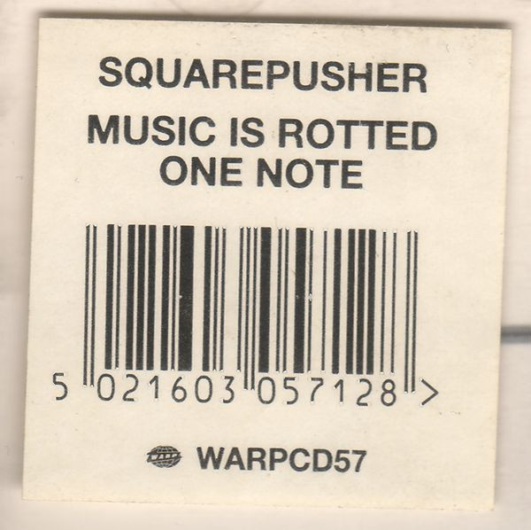 Squarepusher - Music Is Rotted One Note | Warp Records (WARPCD57) - 3