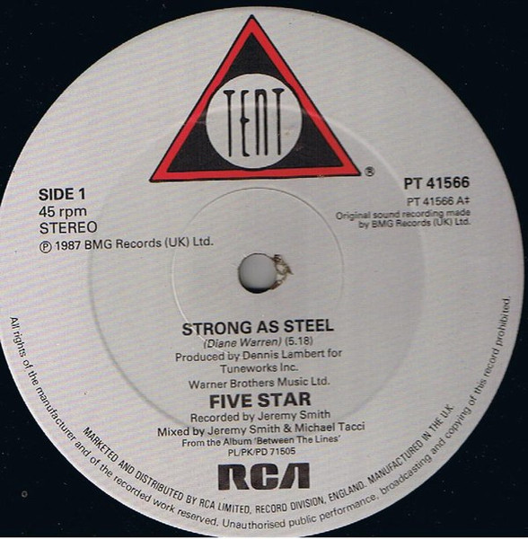 Five Star - Strong As Steel | Tent (PT 41566) - 3