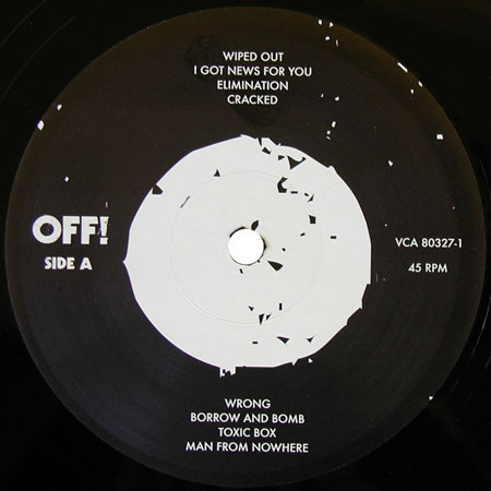 OFF! - OFF! (2012 OG) [Vinyl] | Vice Records (VCA 80327-1) - 3
