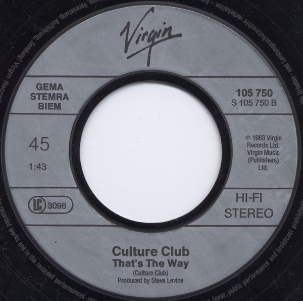 Culture Club - Karma Chameleon | Virgin (105 750) - 4