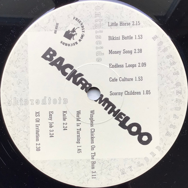 Back From The Loo - My Lord, We Found A Spoon | Friendly Cow Records (HORN 268) - 3