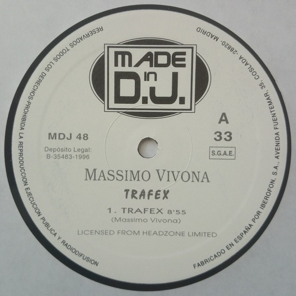 Massimo Vivona - Trafex / Ascent | Made In DJ (MDJ 48) - 3