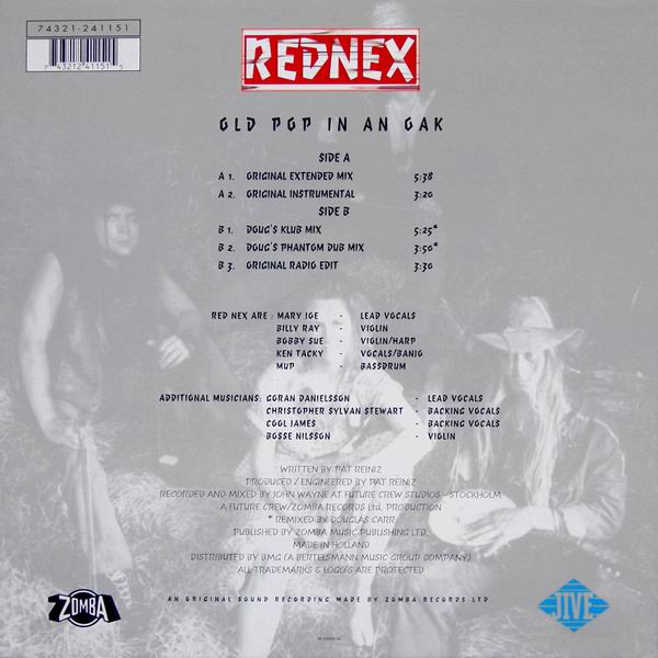 Rednex - Old Pop In An Oak | Jive (74321 24115 1) - 2 Rednex - Old Pop In An Oak | Jive (74321 24115 1) - 2