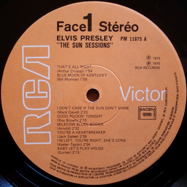 Elvis Presley - The Sun Sessions | RCA Victor (PM 11675) - 3