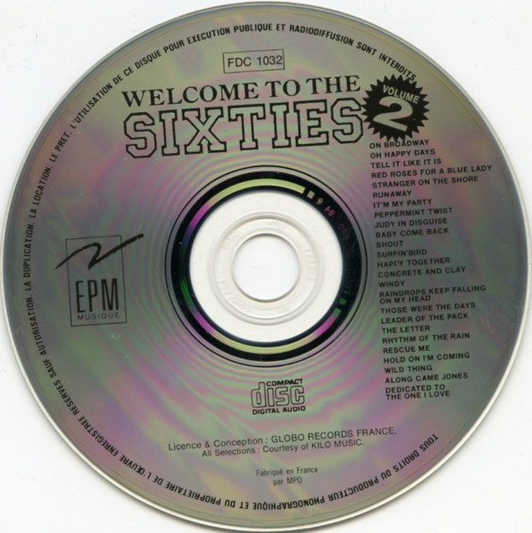 Various - Welcome To The Sixties Volume 2 | EPM Musique (FDC 1032) - 3 Various - Welcome To The Sixties Volume 2 | EPM Musique (FDC 1032) - 3