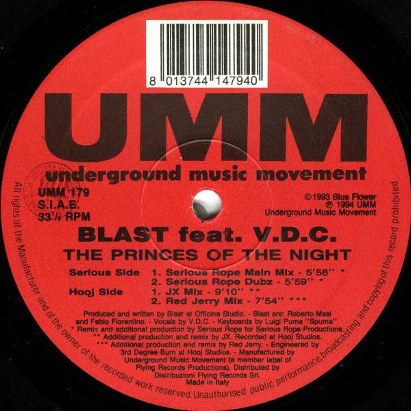 Blast Feat. V.D.C. - The Princes Of The Night | UMM (UMM 179) - 2