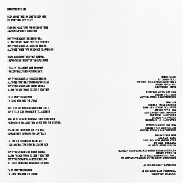Jesse Malin - Hardcore Feeling EP II | One Little Indian (1313TP10) - 3