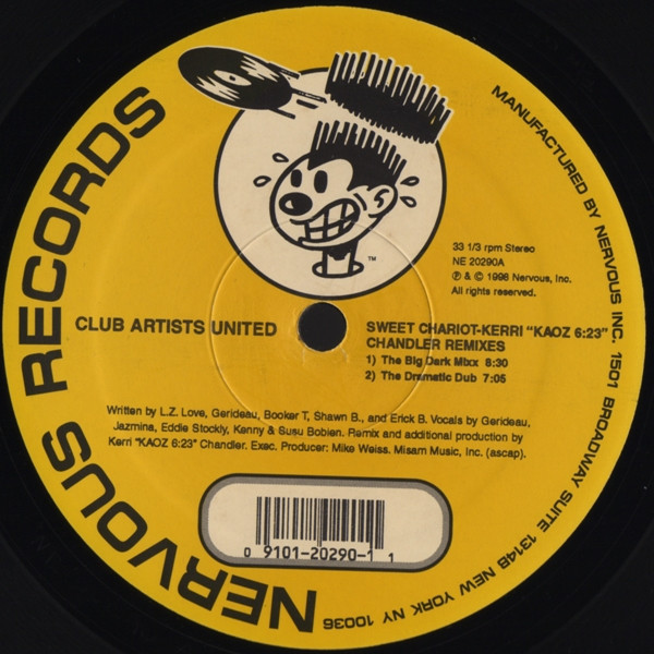 Club Artists United - Sweet Chariot (Remixes) | Nervous Records (NE 20290) - 2 Club Artists United - Sweet Chariot (Remixes) | Nervous Records (NE 20290) - 2