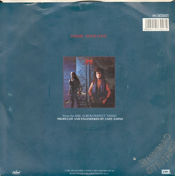McAuley Schenker Group - Gimme Your Love | EMI (06 1473047) - 2