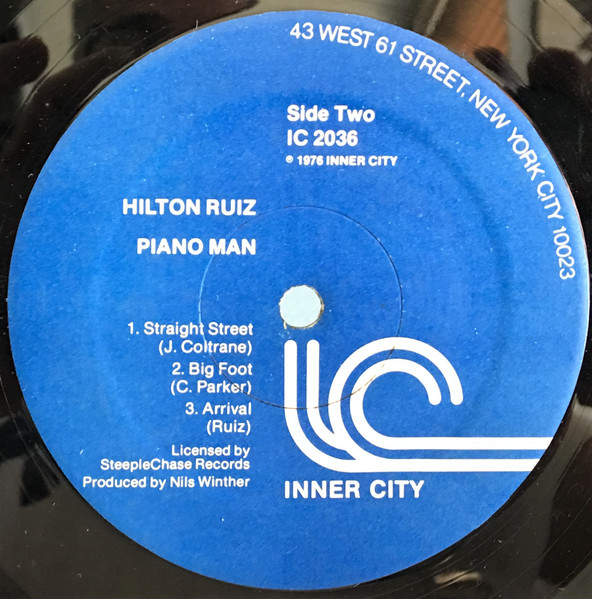 Hilton Ruiz Trio - Piano Man | Inner City Records (IC 2036) - 4 Hilton Ruiz Trio - Piano Man | Inner City Records (IC 2036) - 4