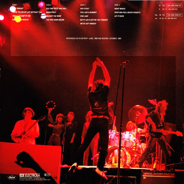 Bob Seger And The Silver Bullet Band - Nine Tonight | Capitol Records (1C 164-400 046/47) - main