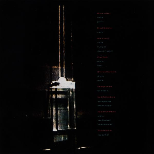 Heiner Goebbels / Heiner Müller - Der Mann Im Fahrstuhl = The Man In The Elevator | ECM Records (ECM 1369) - 2 Heiner Goebbels / Heiner Müller - Der Mann Im Fahrstuhl = The Man In The Elevator | ECM Records (ECM 1369) - 2