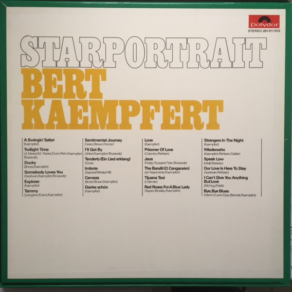 Bert Kaempfert - Starportrait Bert Kaempfert | Polydor (251011/012) - 2 Bert Kaempfert - Starportrait Bert Kaempfert | Polydor (251011/012) - 2