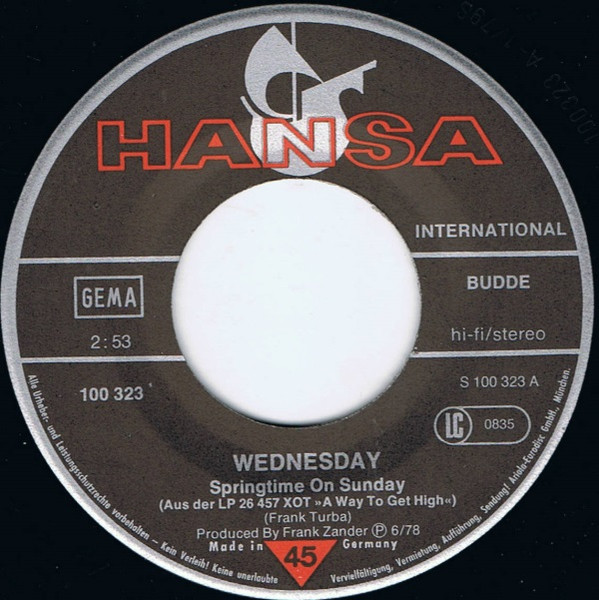 Wednesday - Springtime On Sunday | Hansa International (100 323) - 3