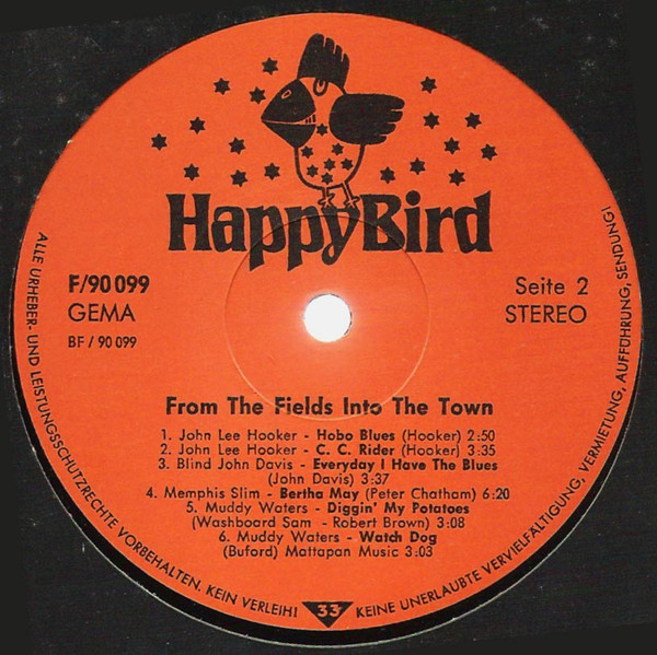 Various - Blues - From The Fields Into The Town | Happy Bird (F/90 099) - 4 Various - Blues - From The Fields Into The Town | Happy Bird (F/90 099) - 4
