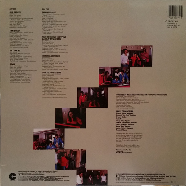 Mass Production - '83 | Cotillion Records (79-0079-1) - 2