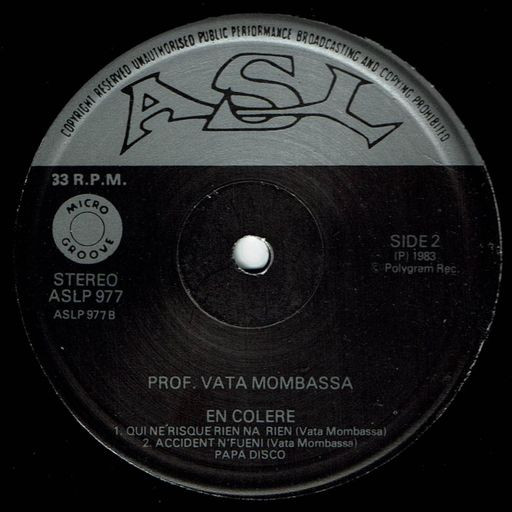 Vata Mombasa - En Colère | ASL (ASLP 977) - 4