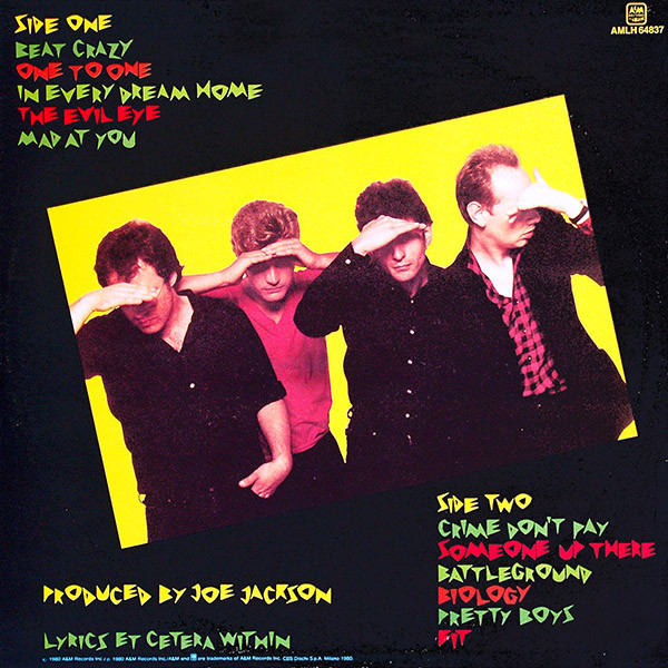 Joe Jackson Band - Beat Crazy | A&M Records (AMLH 64837) - 2