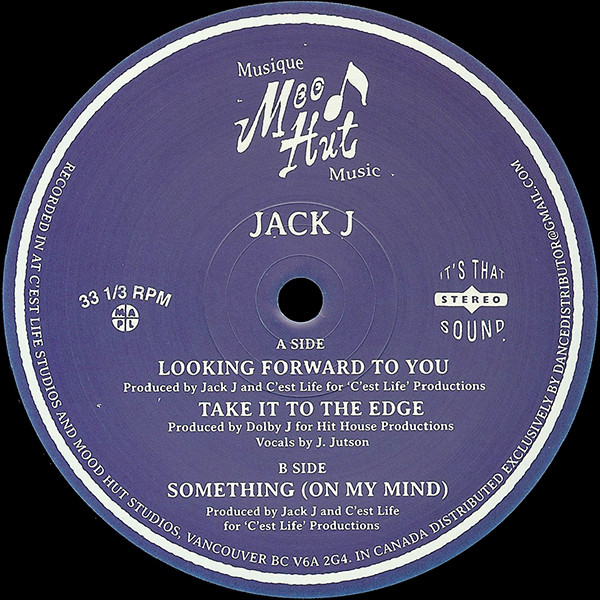 Jack Jutson - Looking Forward To You | Mood Hut (MH007) - main