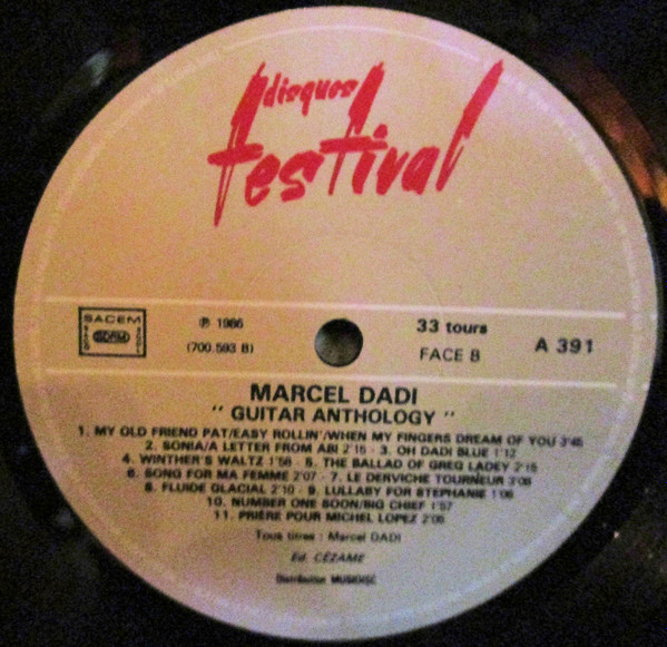 Marcel Dadi - Guitar Anthology | Disques Festival (A 391) - 4